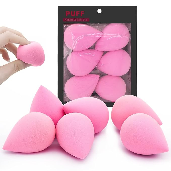 6 Pcs Makeup Blender Sponges Set - Soft Beauty Blending Sponge Blender for Foundation, Cream and ... | Amazon (US)