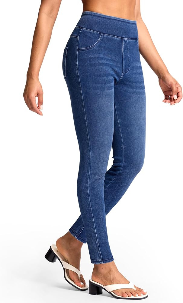 Rammus Jeggings Pull on Stretchy Jeans for Women High Waisted Skinny Jean Leggings Tummy Control ... | Amazon (US)