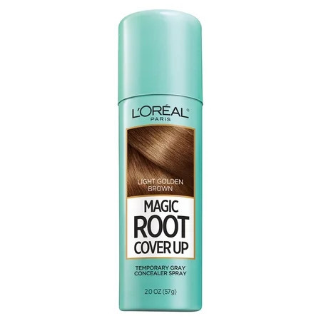 L'Oreal Paris Magic Root Cover Up Root Touch Up Spray Gray Concealer 2 oz, Light Golden Brown | Walmart (US)