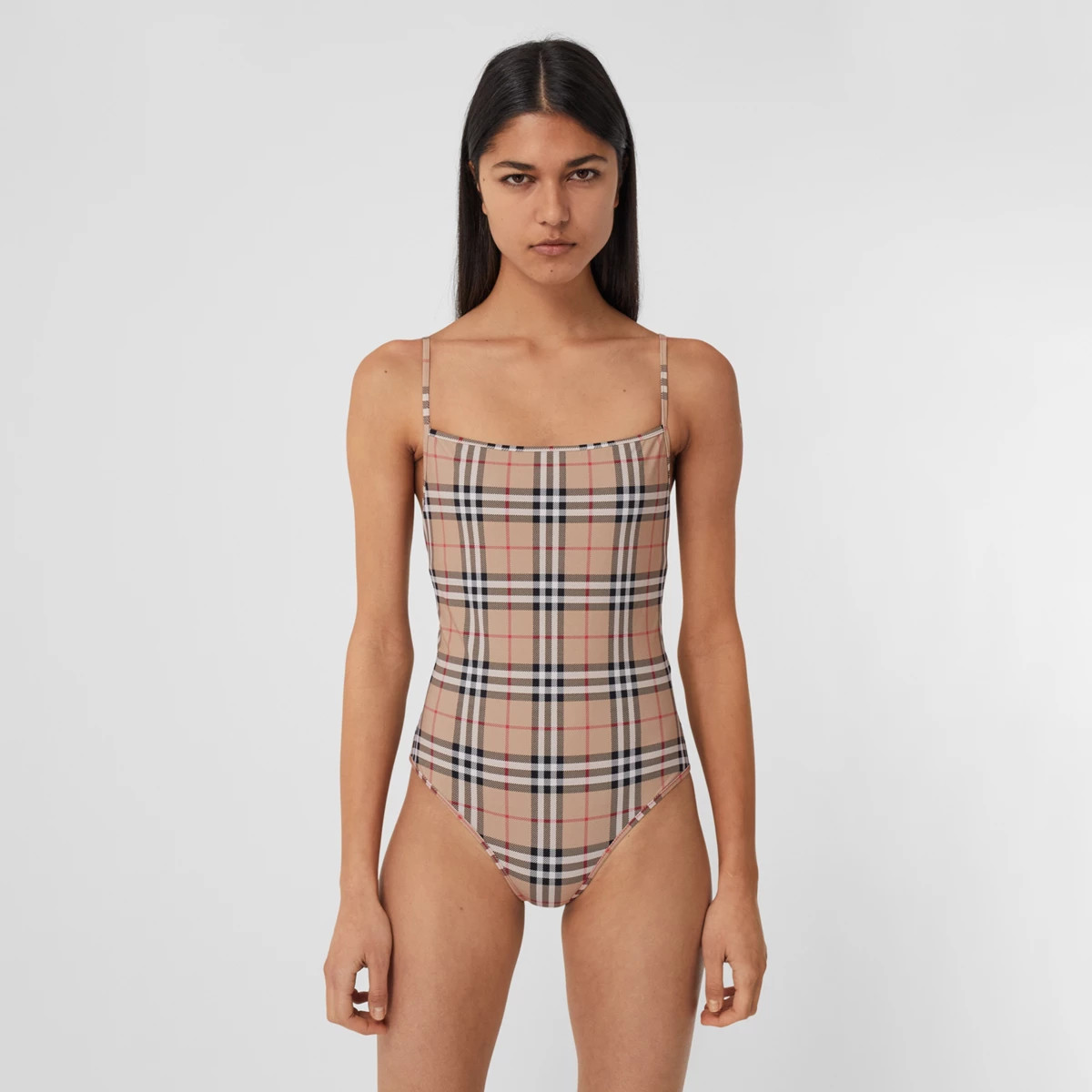 Burberry Vintage Check Swimsuit, Size: XXL, Yellow | Burberry (US)