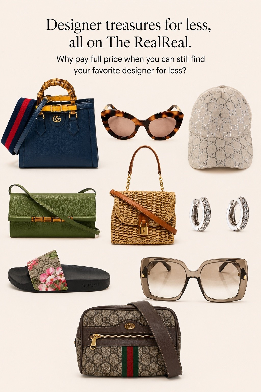 Obsessed with all the amazing designer finds on The RealReal￼ ✨ Such a good way to score those dream bags and accessories for way less than full price.
#therealreal #luxuryforless #designerfindsforless