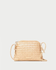 Mallory Desert Sand Woven Crossbody | Loeffler Randall