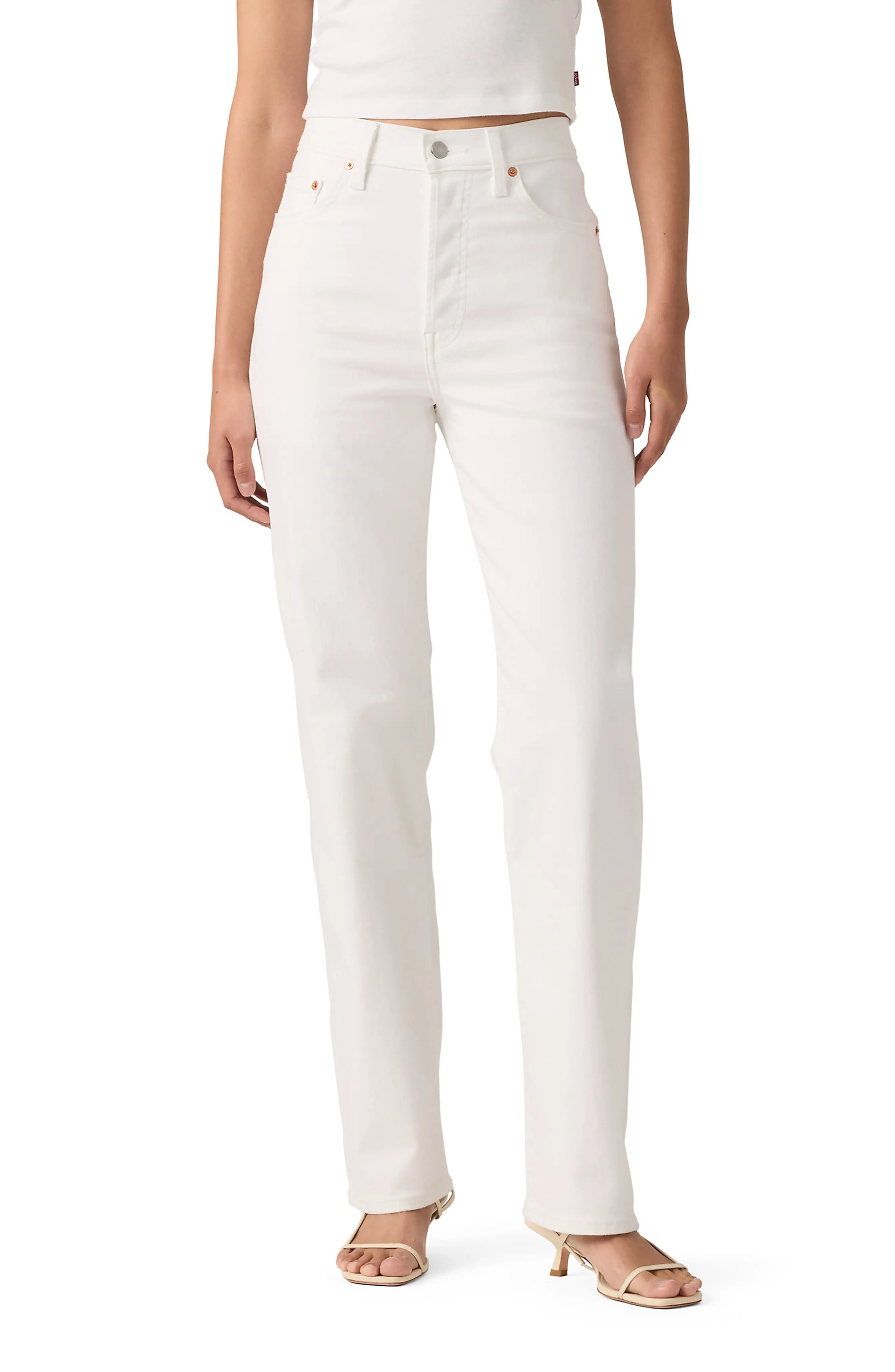 Ribcage High Waist Straight Leg Jeans (Women) | Nordstromrack | Nordstrom Rack