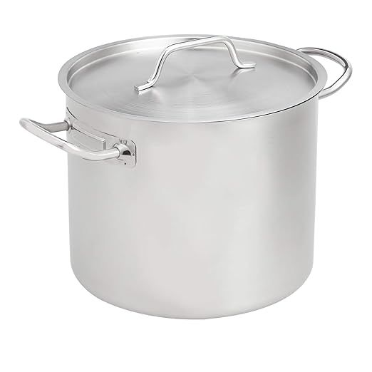 Amazon Basics 12QT Stainless Steel Aluminum-Clad Stock Pot with Cover (Previously AmazonCommercia... | Amazon (US)