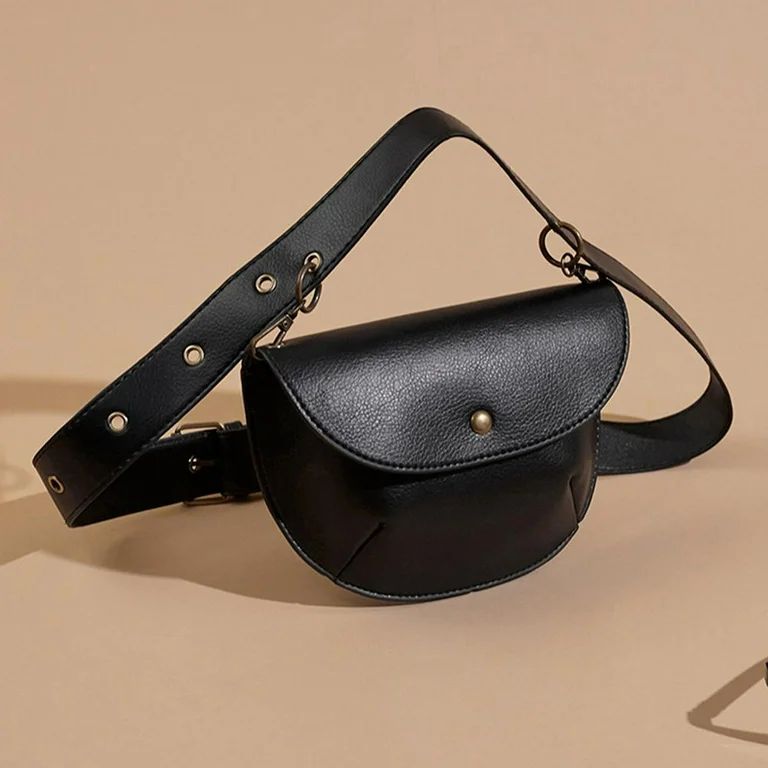 Tissouoy Women Leather Belt Waist Fashion LEisure Shoulder Handbags Elegant Pouch Fanny Sling Cro... | Walmart (US)