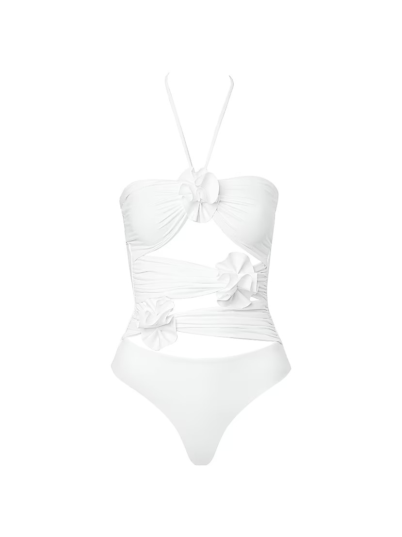 Maygel Coronel Trinitaria One-Piece Cut-Out Swimsuit | Saks Fifth Avenue