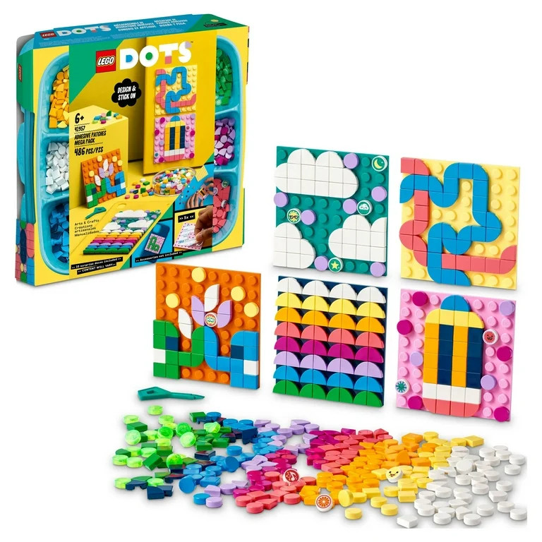 LEGO DOTS Adhesive Patches Mega Pack 41957 5in1 Set for Creative Play, Arts and Crafts for Kids w... | Walmart (US)