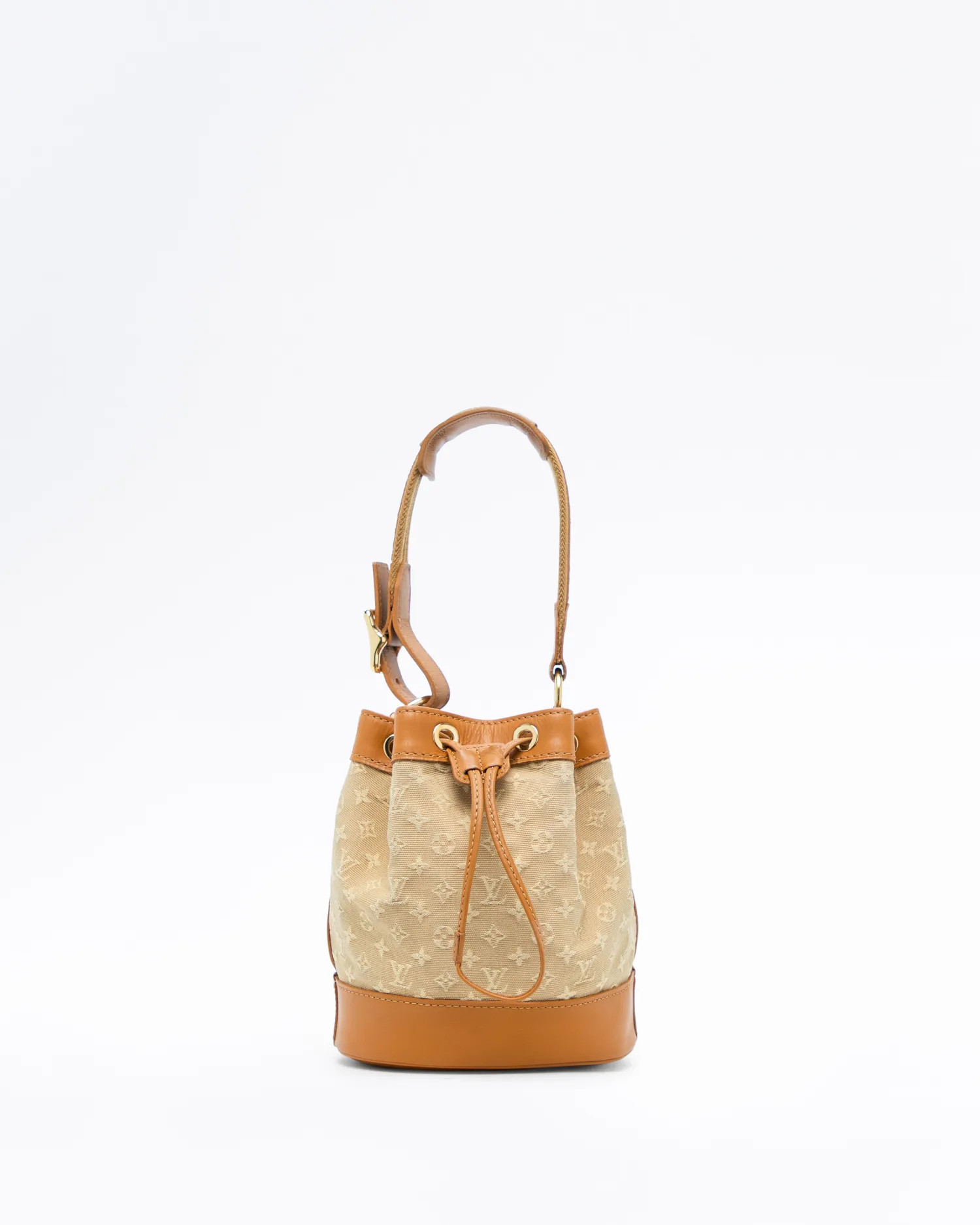 Monogram Mini Lin Noelie Bucket Bag | Vivrelle