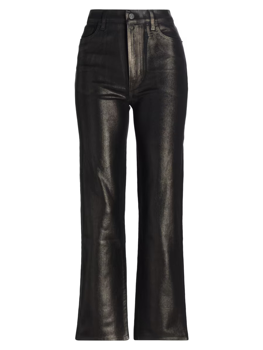 Le Sleek Straight Faux Leather Pants | Saks Fifth Avenue