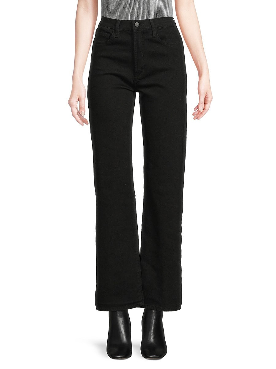 Joe's Jeans Women's Wide Leg Jeans - Black Rinse - Size 28 (4-6) | Saks Fifth Avenue OFF 5TH
