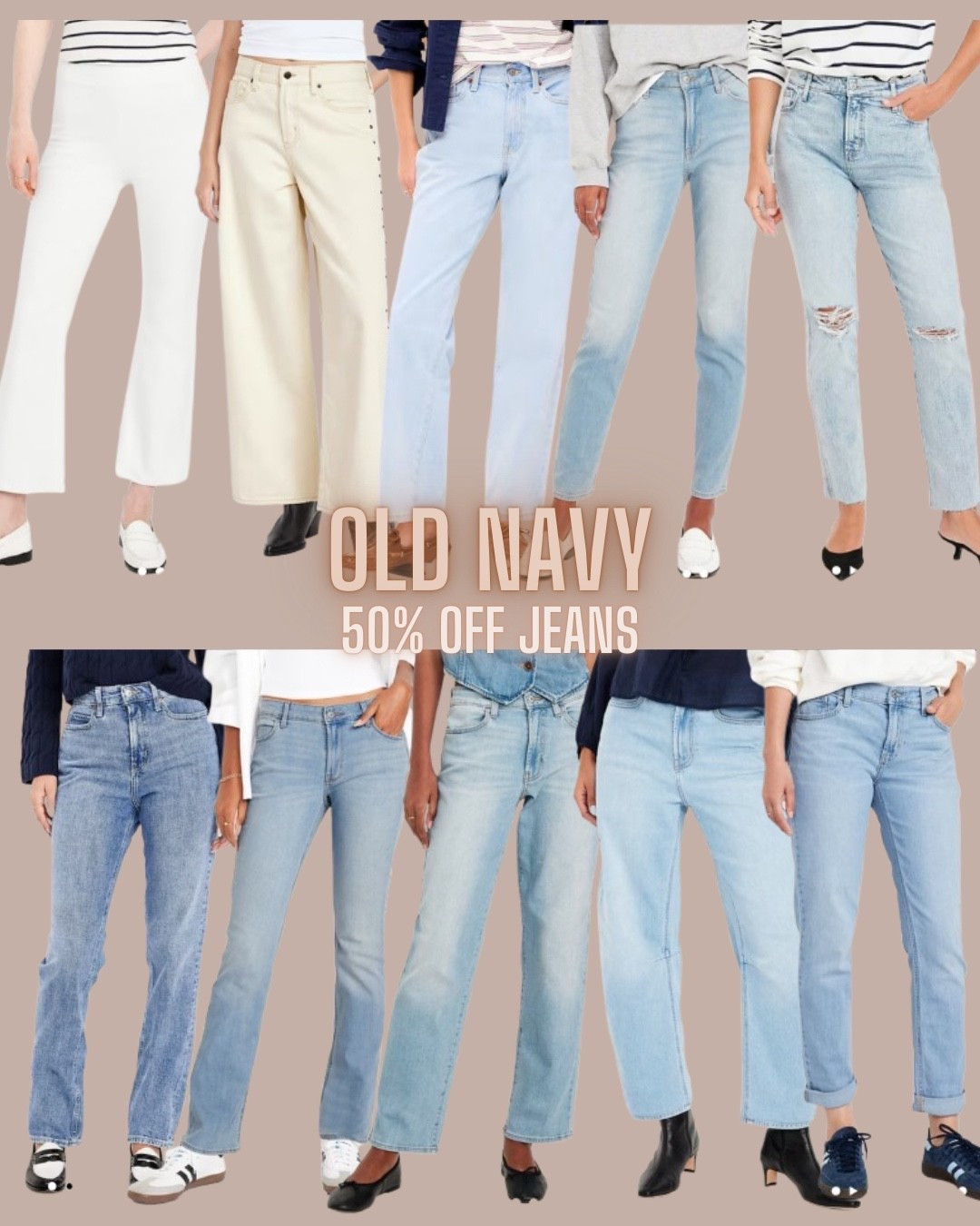 Sale ends today

Old navy
Barrel jeans
Wide leg jeans
Straight jeans
Spring denim


#LTKSaleAlert