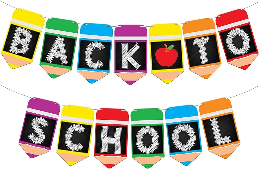 KatchOn Pre Strung Back To School Banner - 10 Feet, Classroom Decor     Pencil Banner for Back To... | Amazon (US)