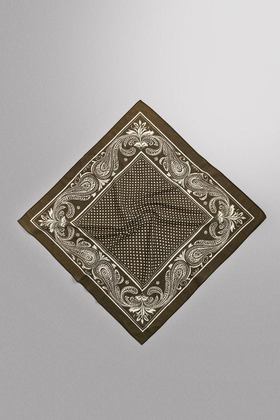 GEOMETRIC PRINT BANDANA | Zara US