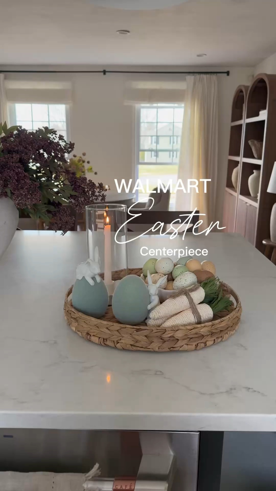 Quick and simple idea for Easter centerpiece 🐰Use it on your dining room table, on your island or on a coffee table. I am just loving these woven carrots so cute! 

#LTKSeasonal #LTKHome