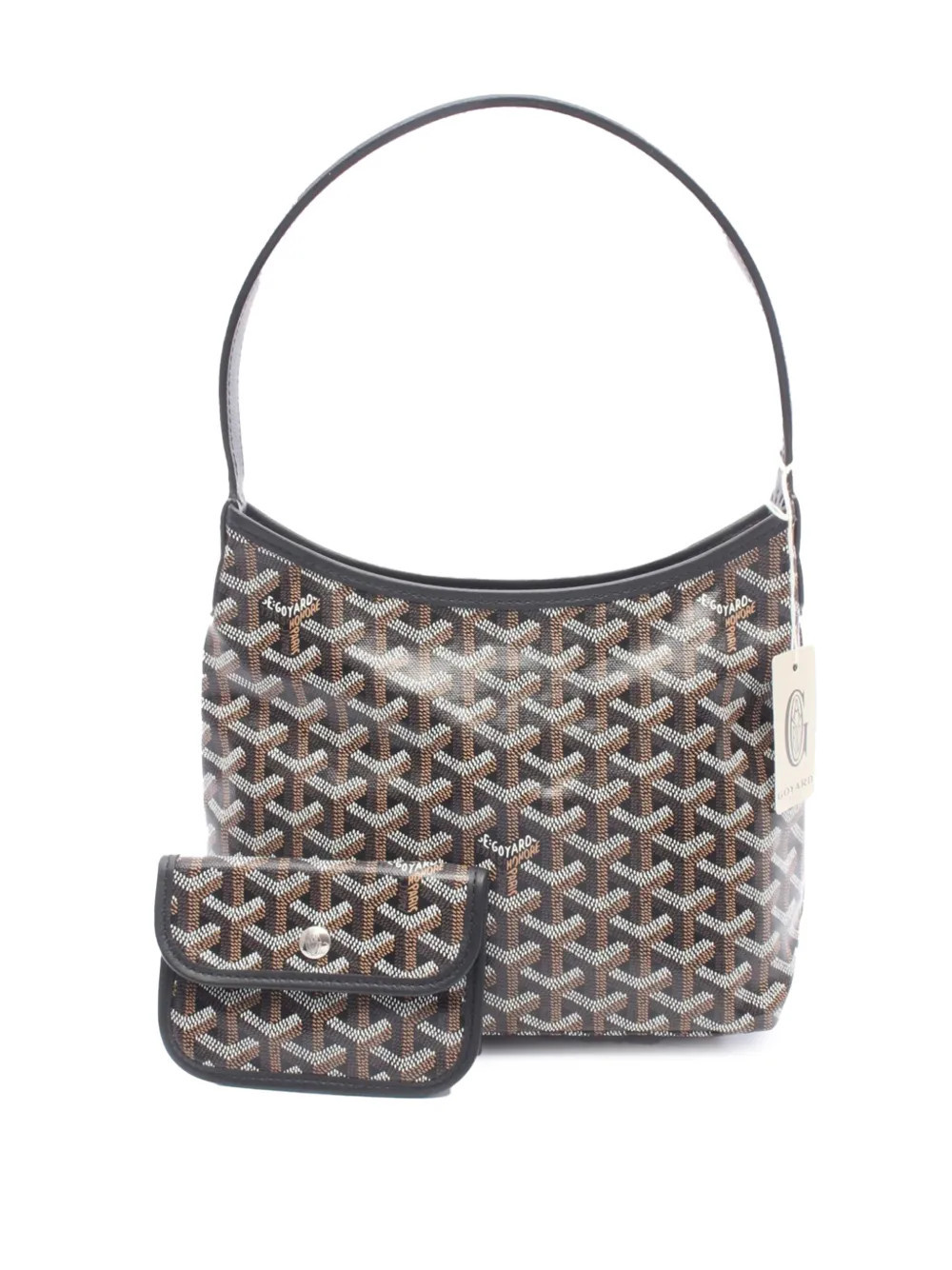 Goyard Pre-Owned 2010-2026 Goyardine Mini Boheme Hobo shoulder bag - Black | Farfetch Global