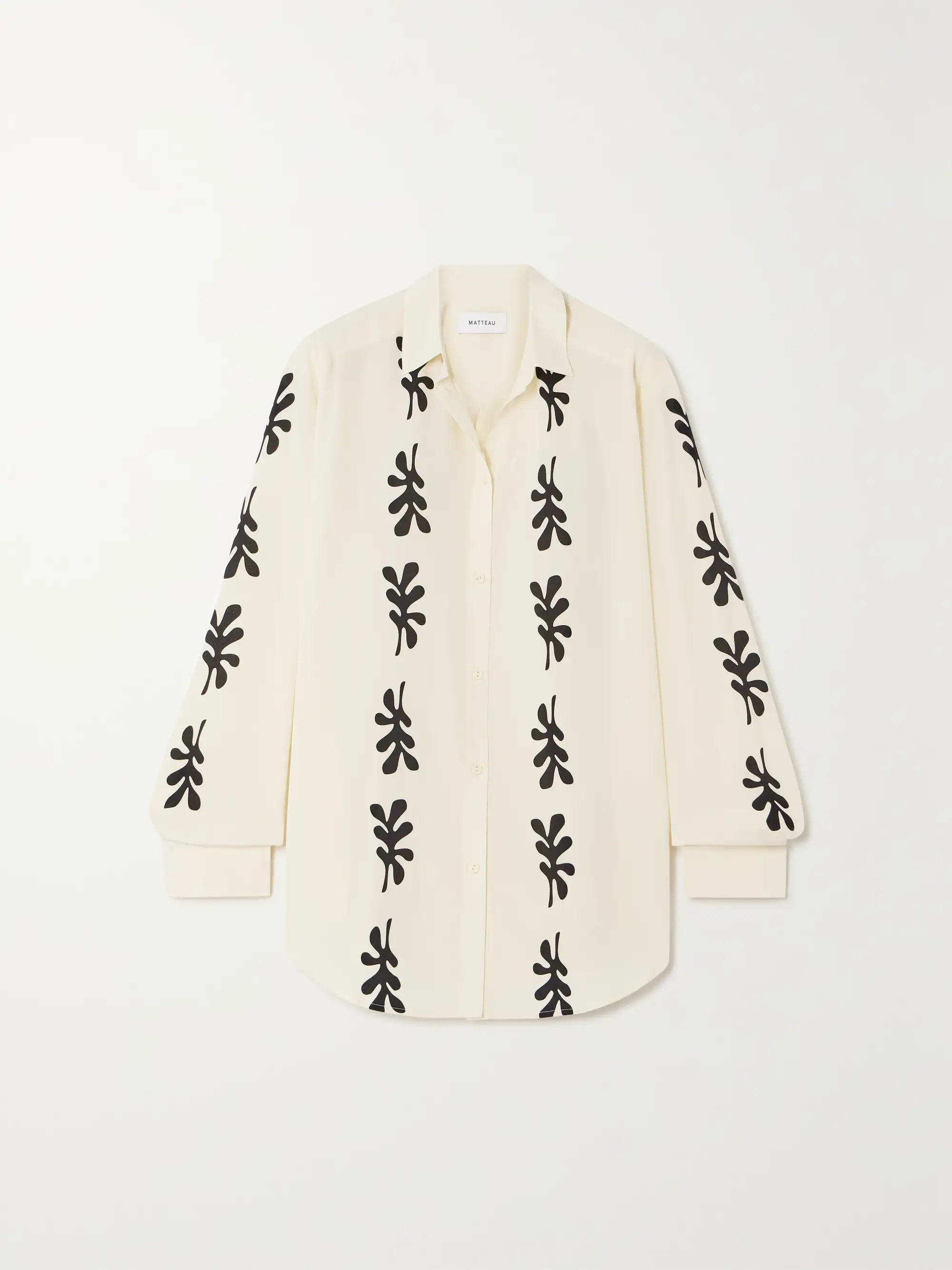 + NET SUSTAIN printed organic silk shirt | NET-A-PORTER (UK & EU)