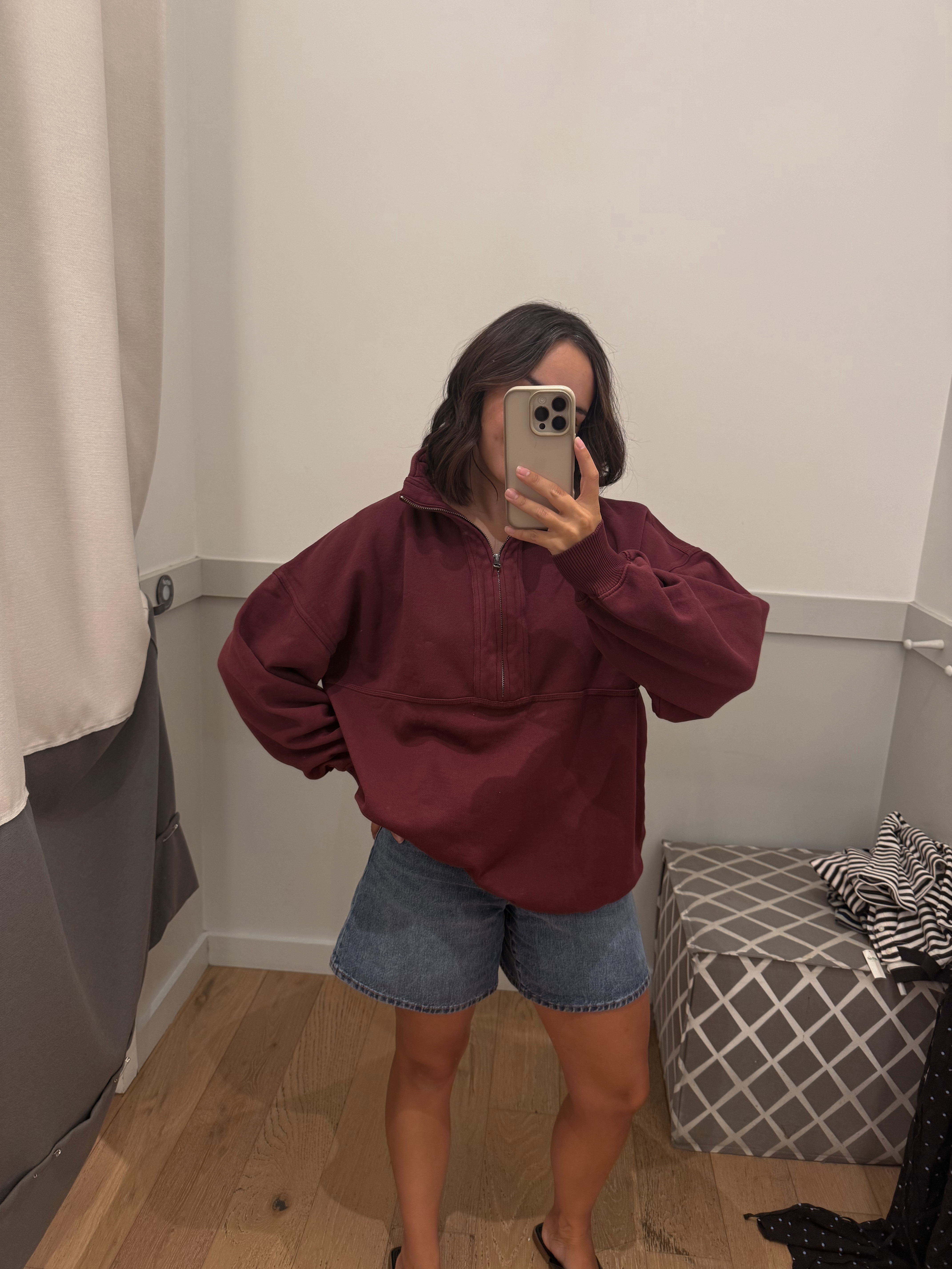 Comfy half zip sweatshirt for cool summer evenings into fall. 

 #LTKcanada #LTKsummer #LTKstyletip