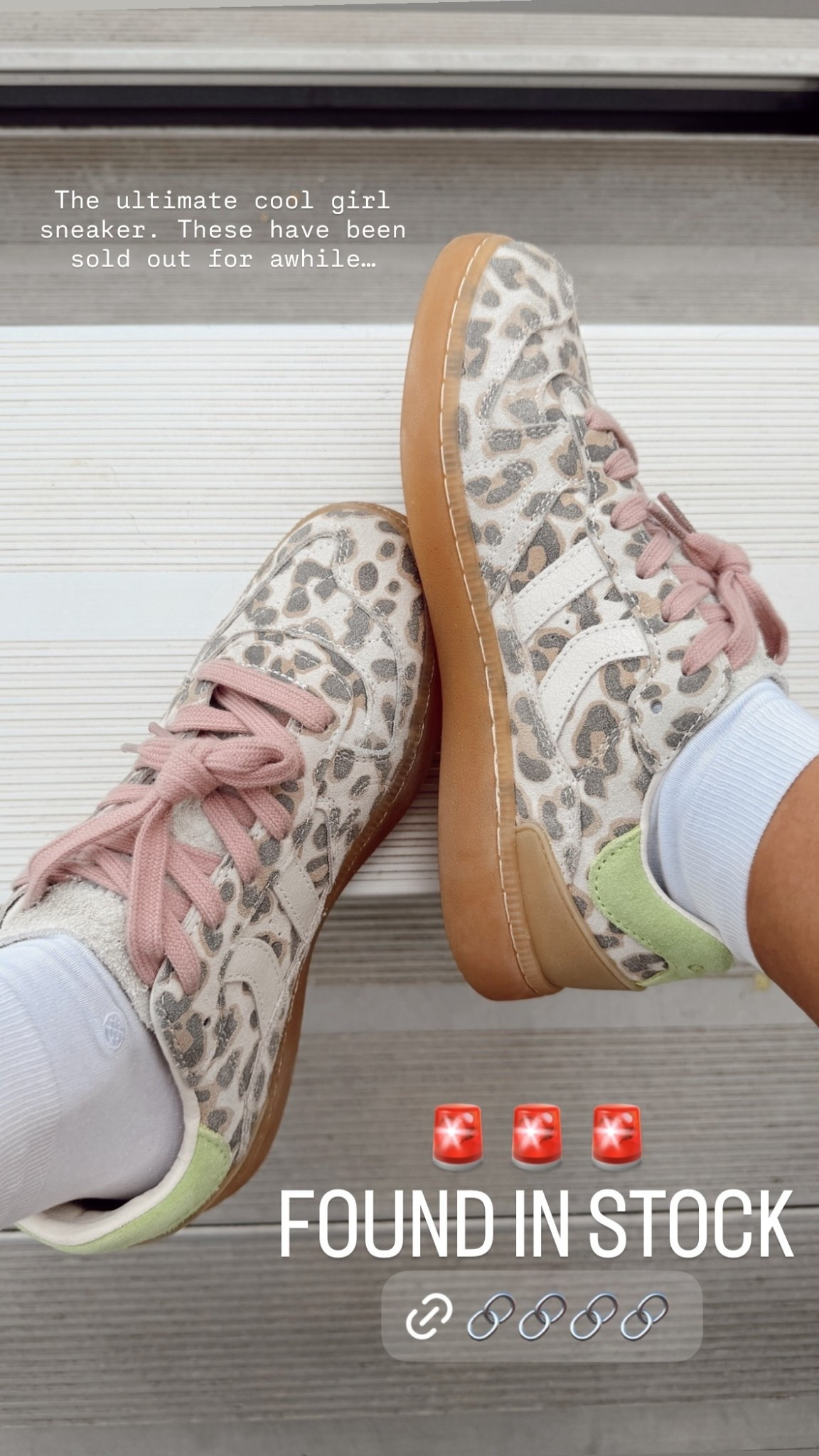 FOUND IN STOCK The ultimate cool girl sneaker. These have been sold out for awhile… 🚨 🚨 🚨