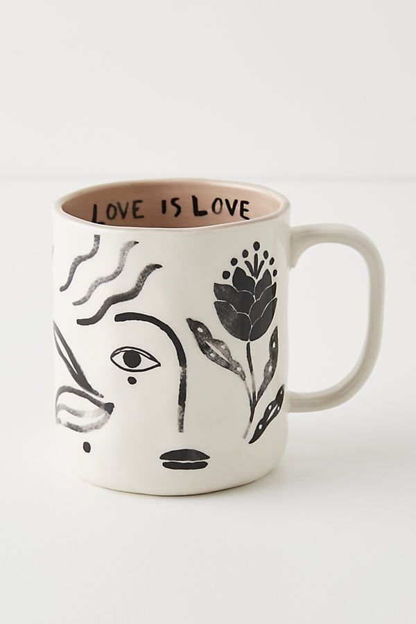 Hestia Mug By Anthropologie in Beige Size MUG/CUP | Anthropologie (US)