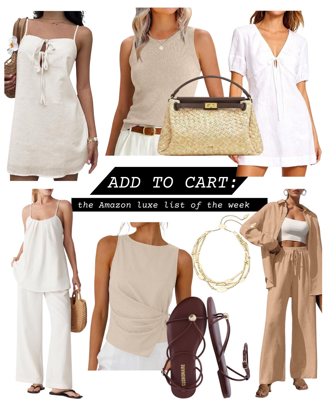 Add to cart—the Amazon luxe list of the week! I found some amazing pieces all under $100 that are so chic and perfect for summer! I have two piece sets, mini dresses, tops and other fun accessories. All linked ⬆️

#ltkcreator #ltkfinds #ltkwatchnow #amazon #amazonfinds #summer #summerfashion #summeroutfits

#LTKgrwm #LTKootd #LTKSeasonal