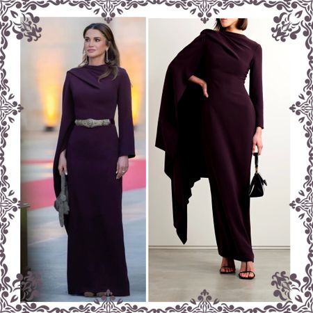 Queen Rania Solace London dress 