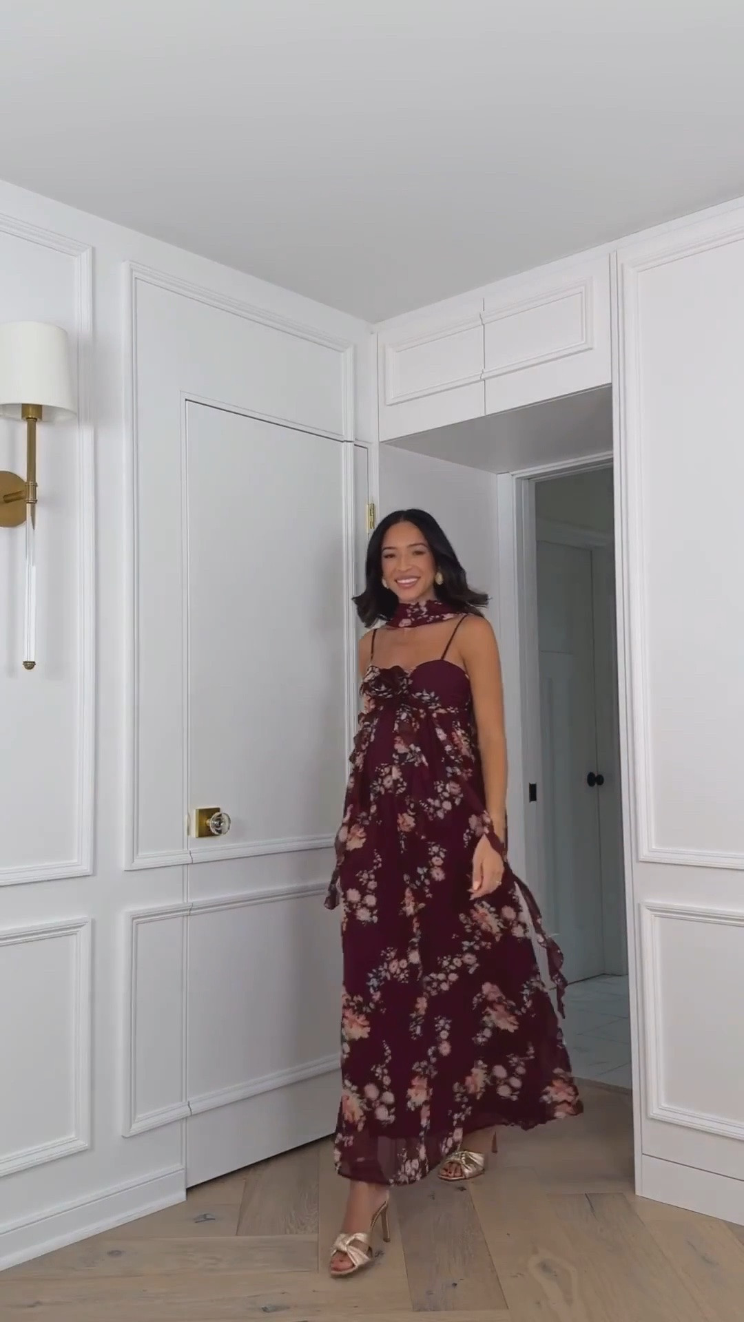Bump friendly fall wedding guest dresses! 🧡 Wearing size sizing small in floral maxi dress, size 4 in navy dress, and size small in strapless dress 

cocktail dress, event dress, floral dress, petal and pup dress, fall event dress, fall dresses

#LTKBump #LTKWedding #LTKSeasonal