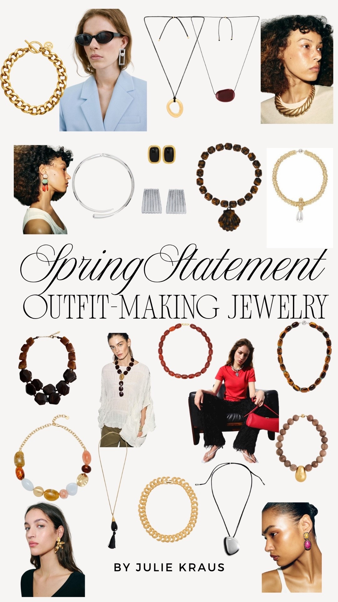 These statement pieces are modern for Spring 2026 and its jewelry that will make your outfits feel like new, and add an update to freshen your wardrobe immediately! 

Statement Jewelry for Spring • Spring Statement Necklaces • Spring Jewels

#LTKOver40 #LTKSeasonal
