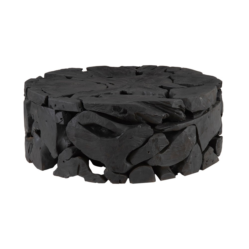 Sliced Teak Round Coffee Table (39") | Williams-Sonoma