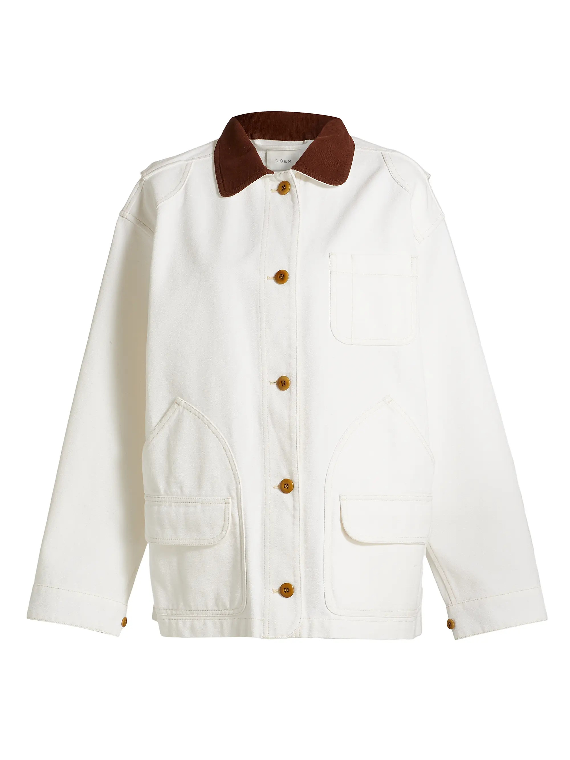DÔENPascale Contrast Collar Jacket | Saks Fifth Avenue