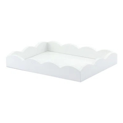 Small Lacquered Scalloped Tray | Perigold