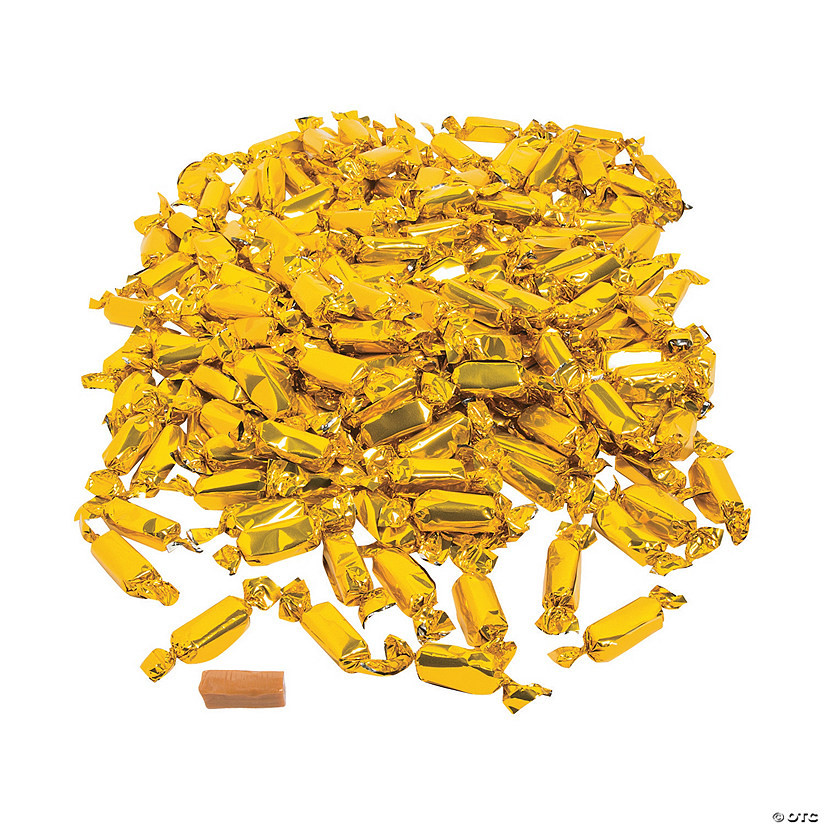 Foil-Wrapped Caramels - 189 Pc. | Oriental Trading Company