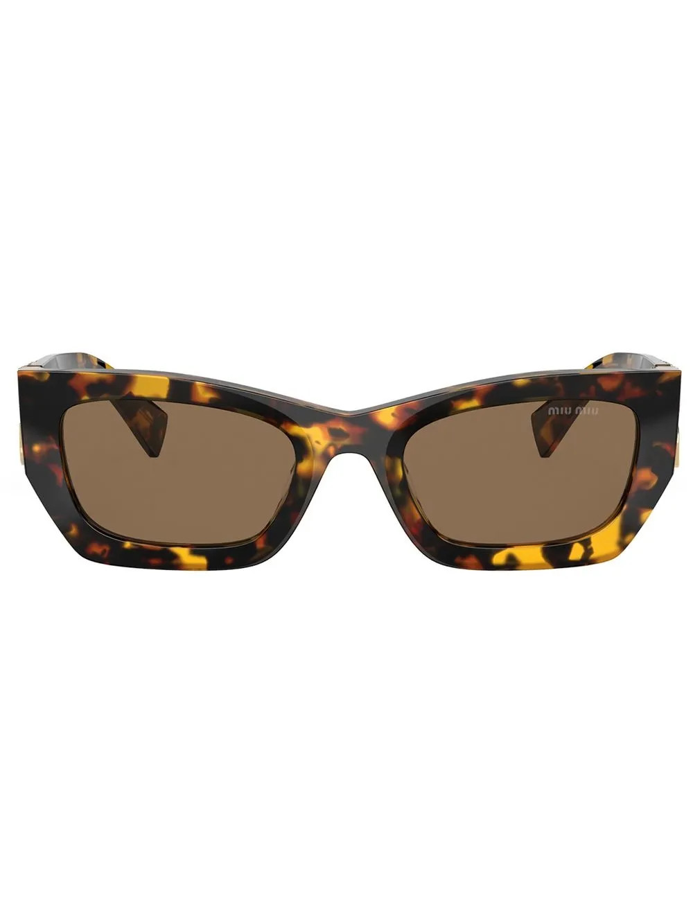 tortoiseshell rectangle-frame sunglasses | Farfetch Global