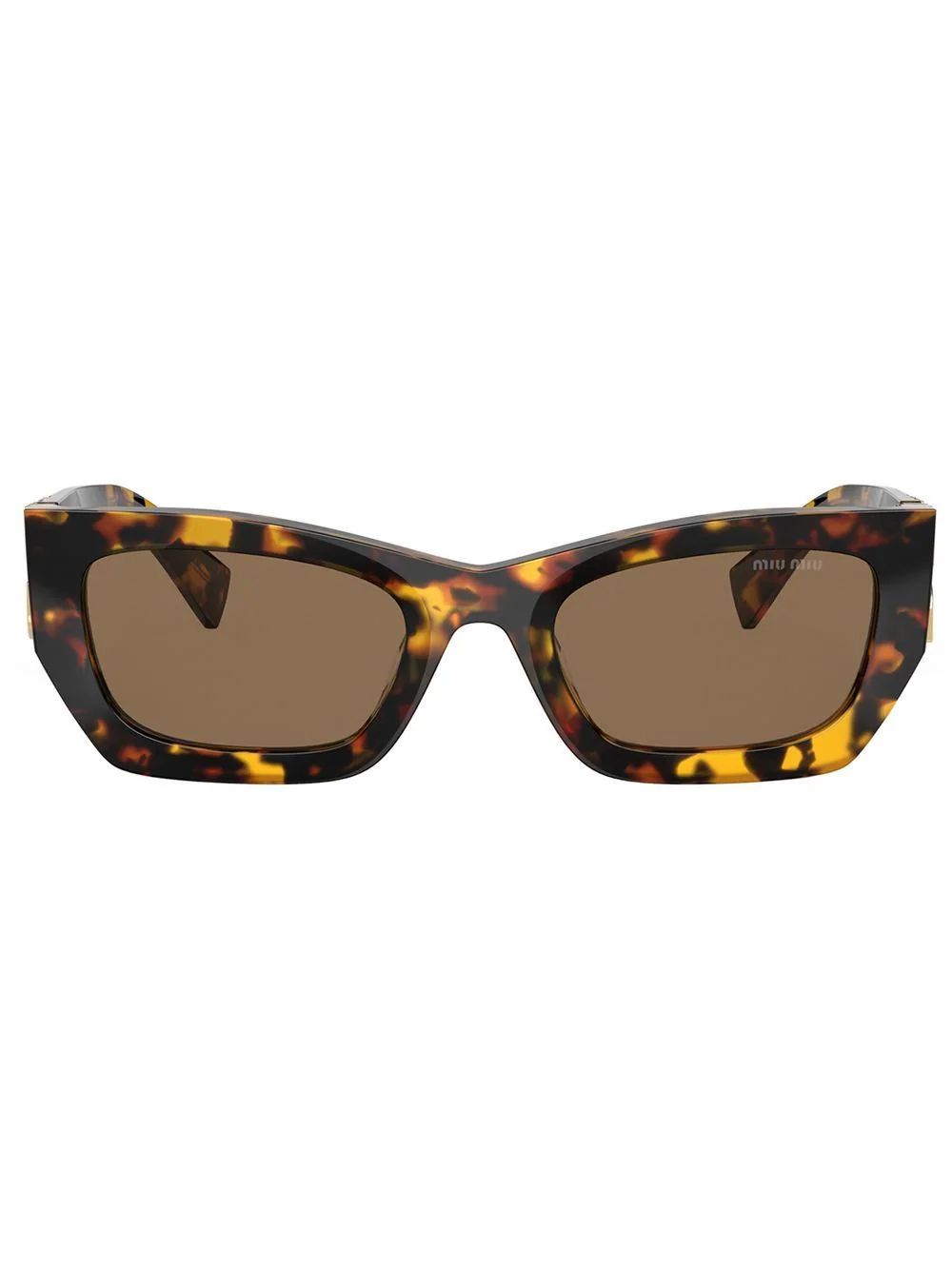 tortoiseshell rectangle-frame sunglasses | Farfetch Global