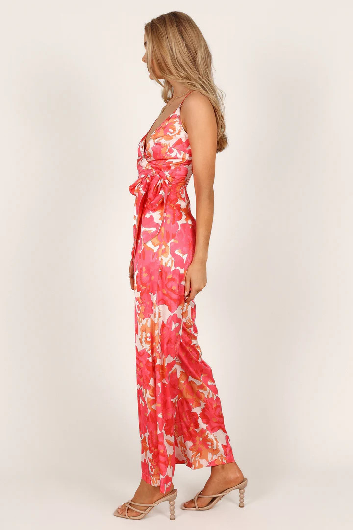 ADISON JUMPSUIT - PINK FLORAL | Petal & Pup (US)