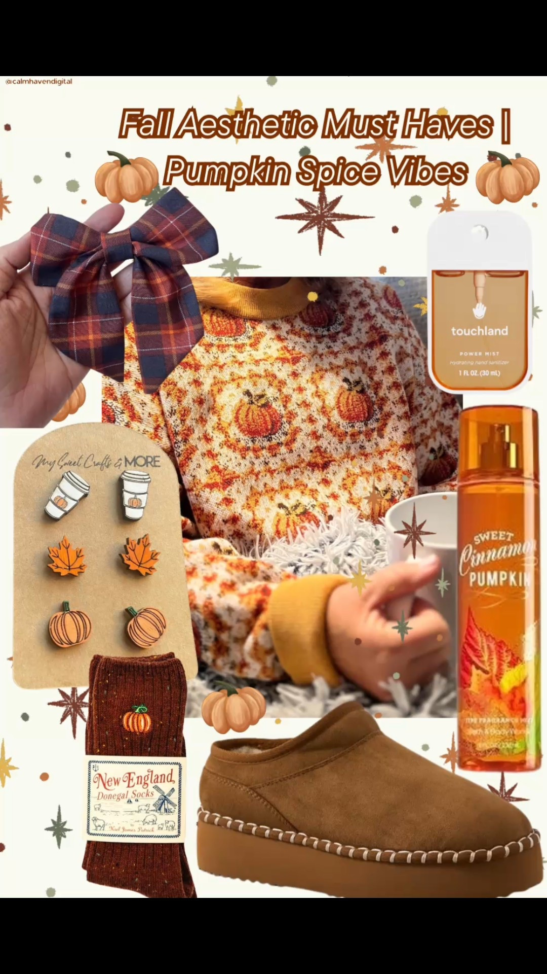 Pumpkin spice season is here 🎃☕✨ cozy knits, fall scents, and seasonal must-haves that bring all the autumn vibes 🍂 from chunky sweaters + warm socks to sweet cinnamon pumpkin spray and everyday cozy staples 🤎 perfect for coffee runs, cozy nights in, and everything fall. Shop the full look + linked finds right here 🍁 #pumpkinspice #fallstyle #cozyaesthetic #ltkseasonal

#LTKStyleTip #LTKSeasonal #LTKHalloween