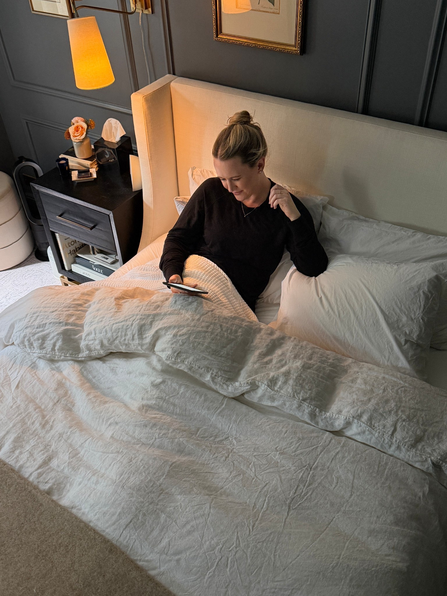 Last day to shop the @brooklinen cyber week sale! 25% off the coziest sheets and blankets and my favorite linen duvet cover as well. 

You won’t regret this purchase - promise! 
 #brooklinenpartner 

#LTKSaleAlert #LTKHome #LTKHoliday