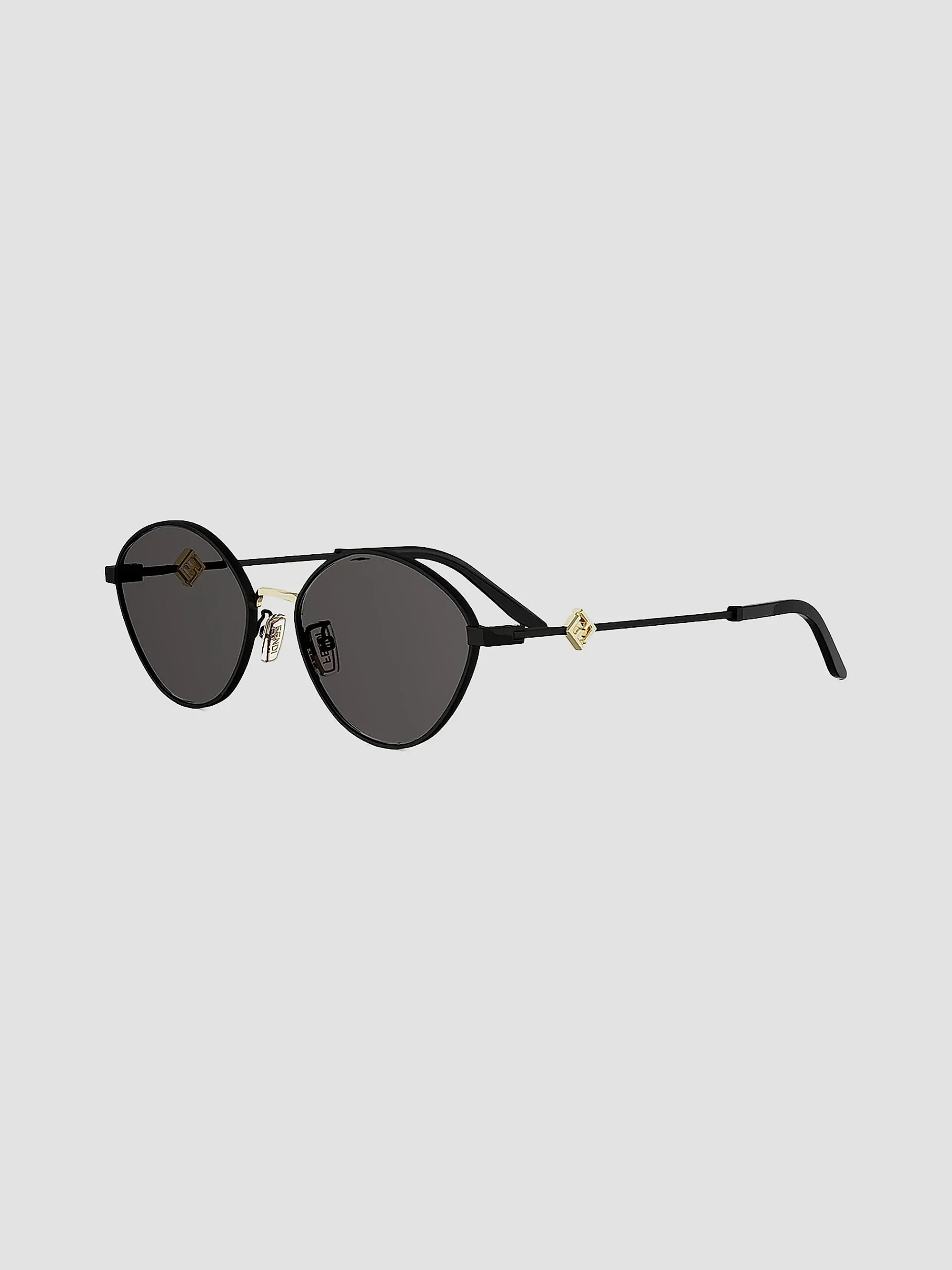 Fendi FF Diamonds 55MM Round Sunglasses | Saks Fifth Avenue | Saks Fifth Avenue