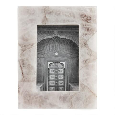 Blush Agate Slice Frame | World Market