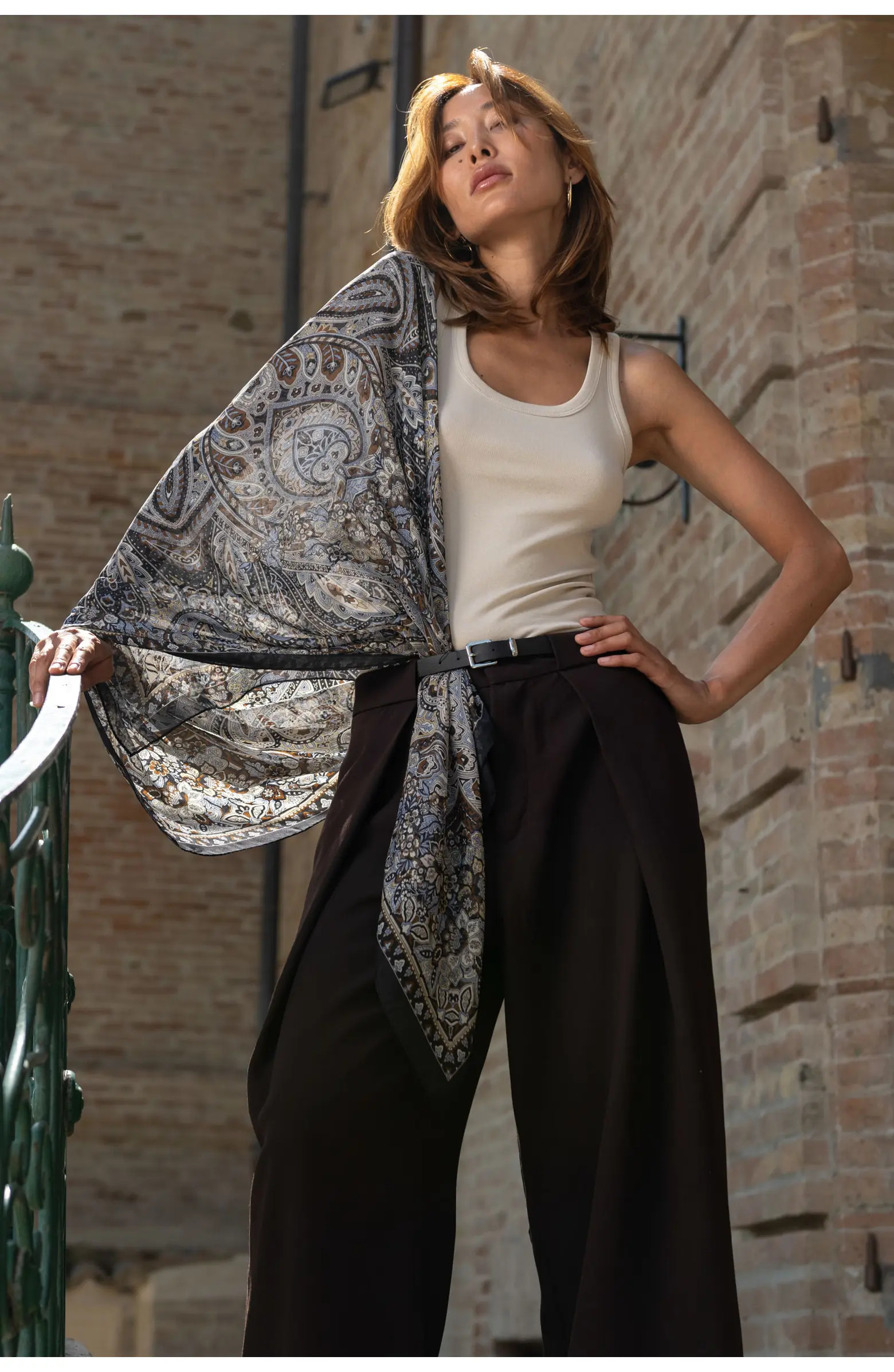 Elizabetta Helena - Large Silk Scarf for Women | Nordstrom | Nordstrom