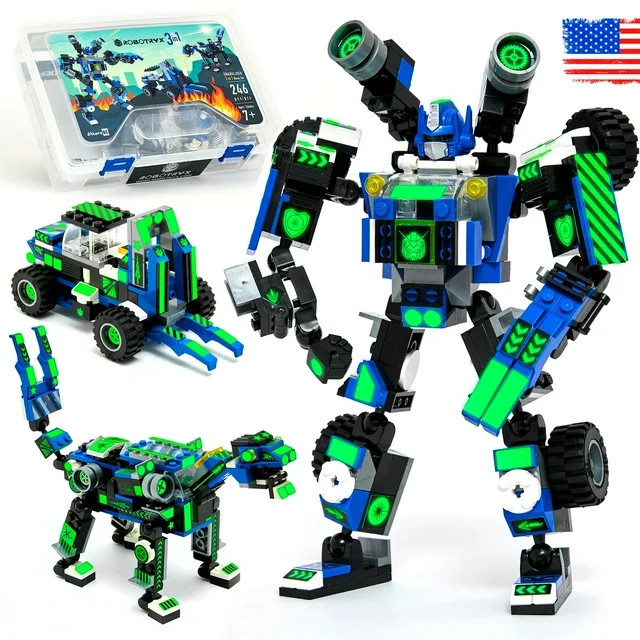 JitteryGit Robot STEM Building Toys for Boys | Christmas Gifts for Kids Ages 7 8 9 10 11 12 13 14 | Walmart (US)