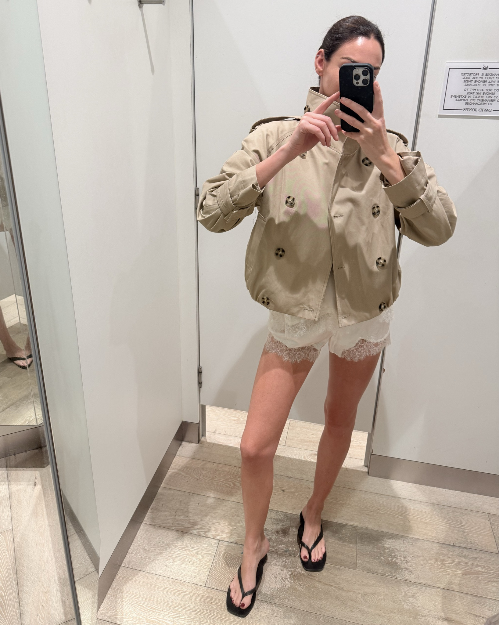 Trench jacket styled two ways. 
First look over silk/lace mini shorts and the second with a polka dot midi skirt. Pair with a kitten heel and leather bag to elevate. 

#LTKaustralia #LTKsummer #LTKstyletip