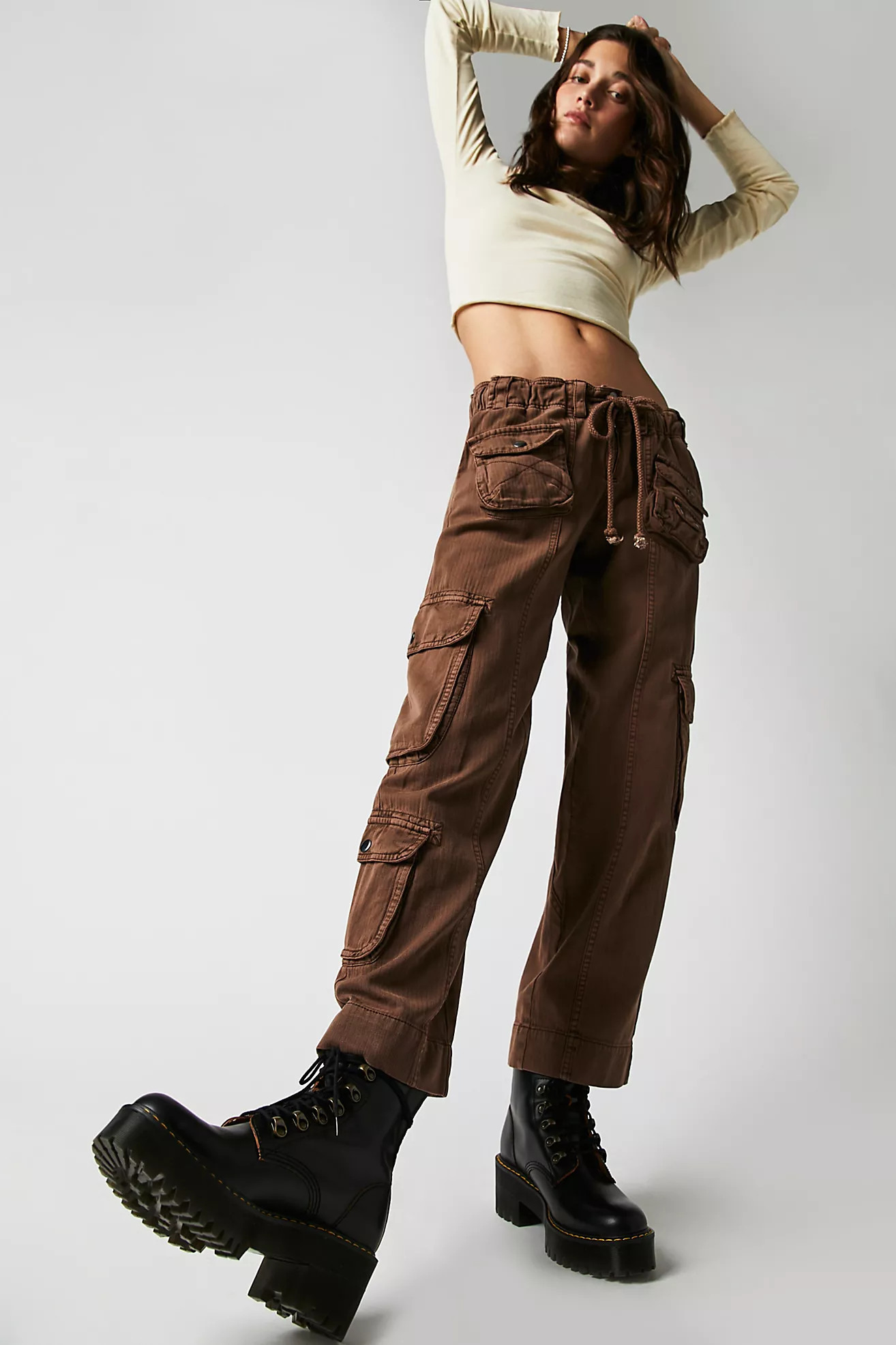 Dr. Martens Leona Platform Ankle Boots | Free People (Global - UK&FR Excluded)