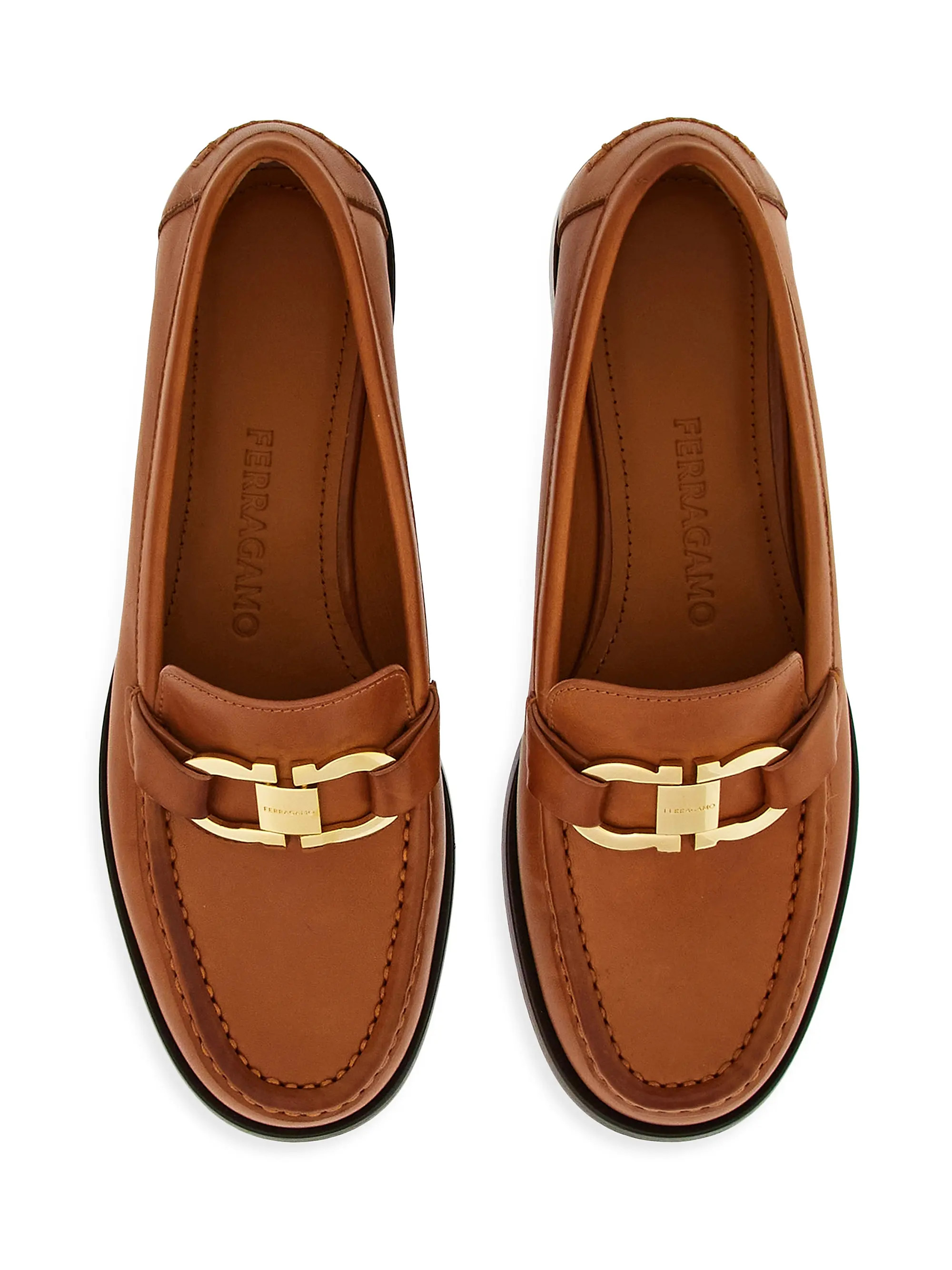 Maryan Gancini Leather Loafers | Saks Fifth Avenue