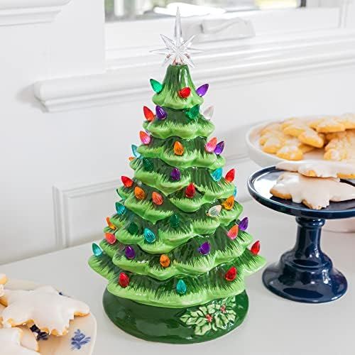 Best Choice Products 15in Pre-lit Hand-Painted Ceramic Tabletop Christmas Tree Holiday Decoration... | Amazon (US)