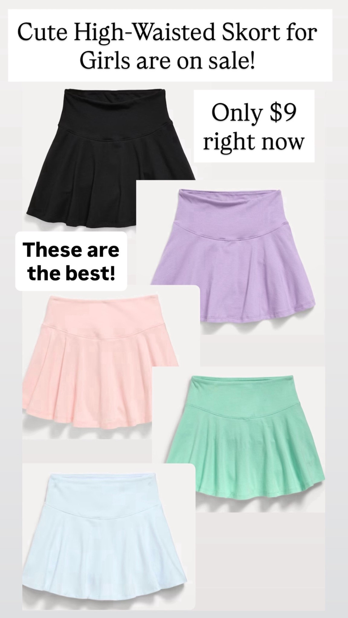 High-Waisted Skort for Girls are $9

#LTKSaleAlert #LTKKids