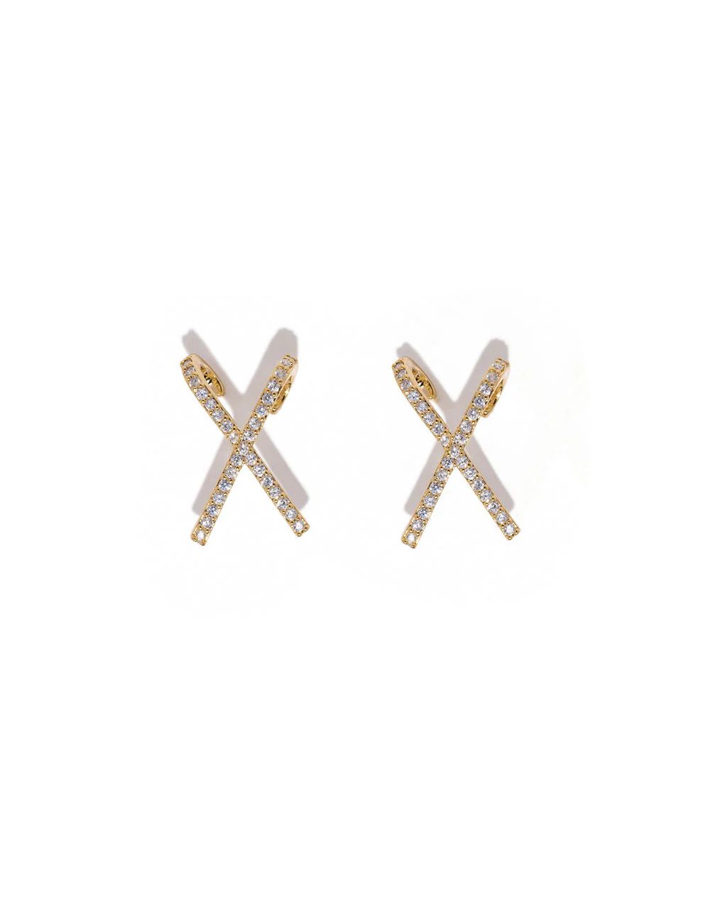 Pave Criss Cross Studs | VICI Collection