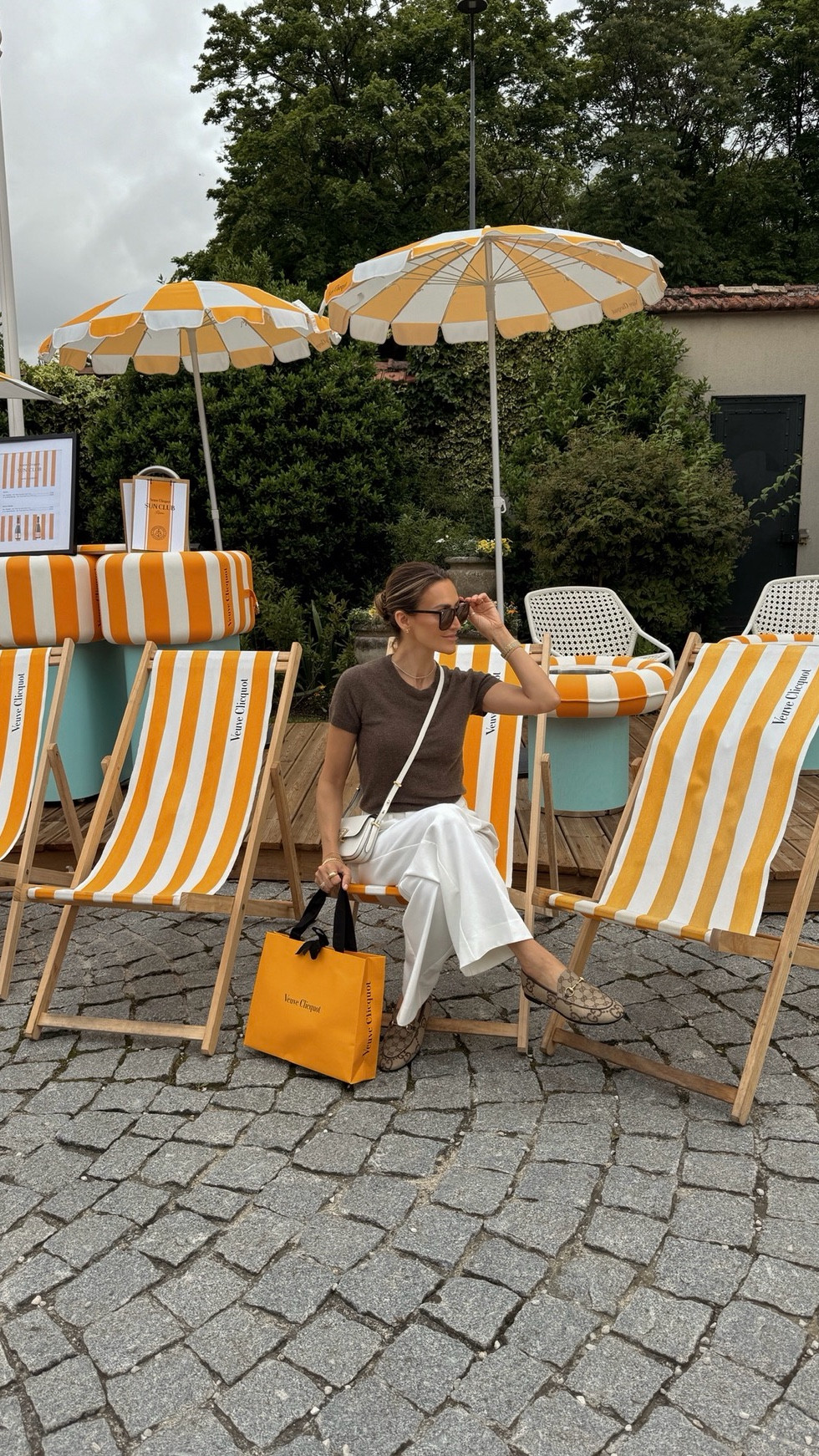 What I wore to visit Champagne in France! Cashmere tee, xs, white pleated trousers and my Gucci loafers, moncler rain jacket - adding a couple of similars here! 

#LTKootd #LTKdayinmylife #LTKOver40