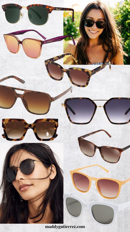 Affordable sunglasses-all under $100 and most under $50! Target, J.Crew, Warby Parker, and more  

#LTKStyleTip #LTKFindsUnder100 #LTKSaleAlert