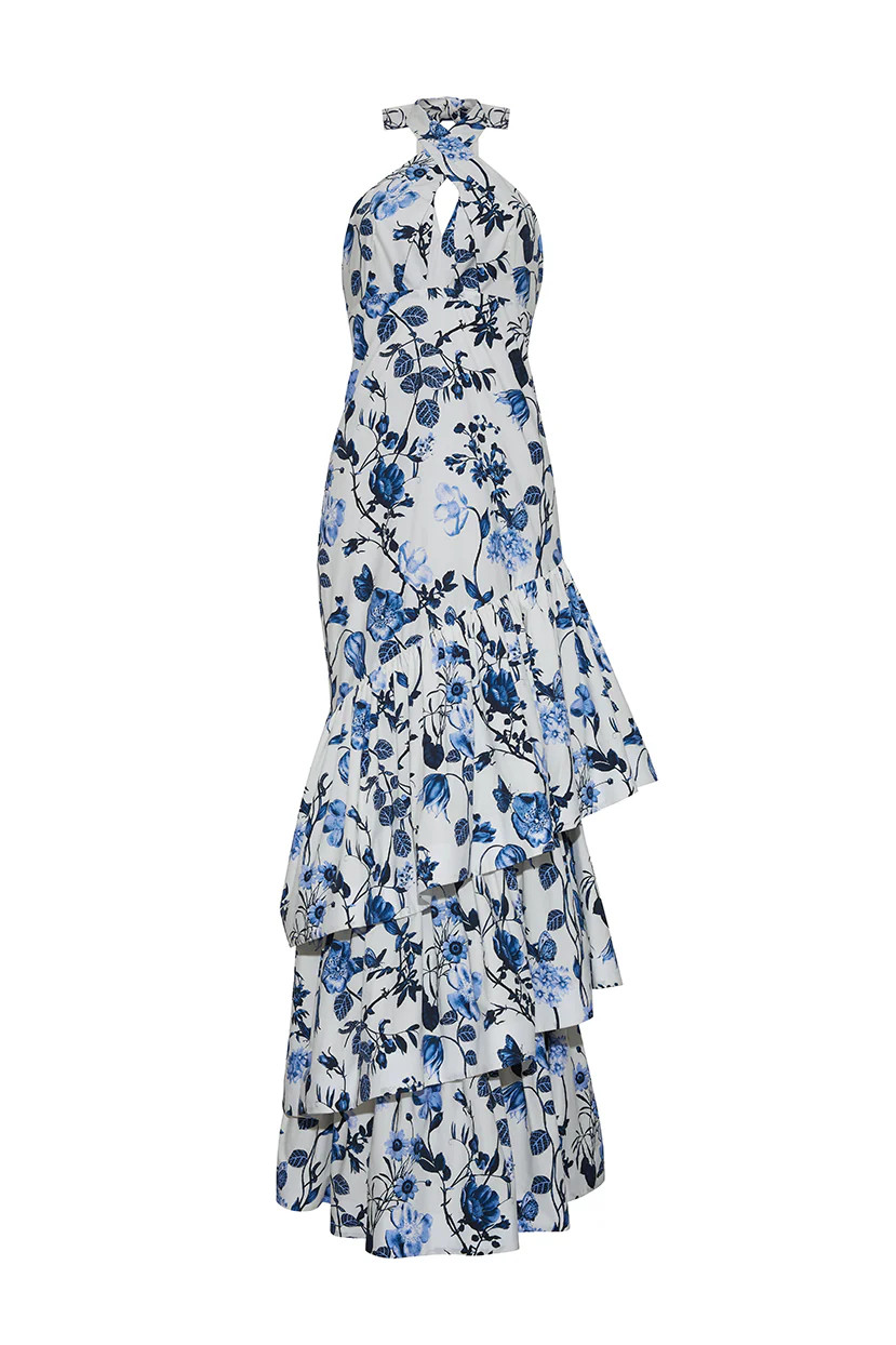 OTM Exclusive: Perla Dress in Blue Stems | Over The Moon
