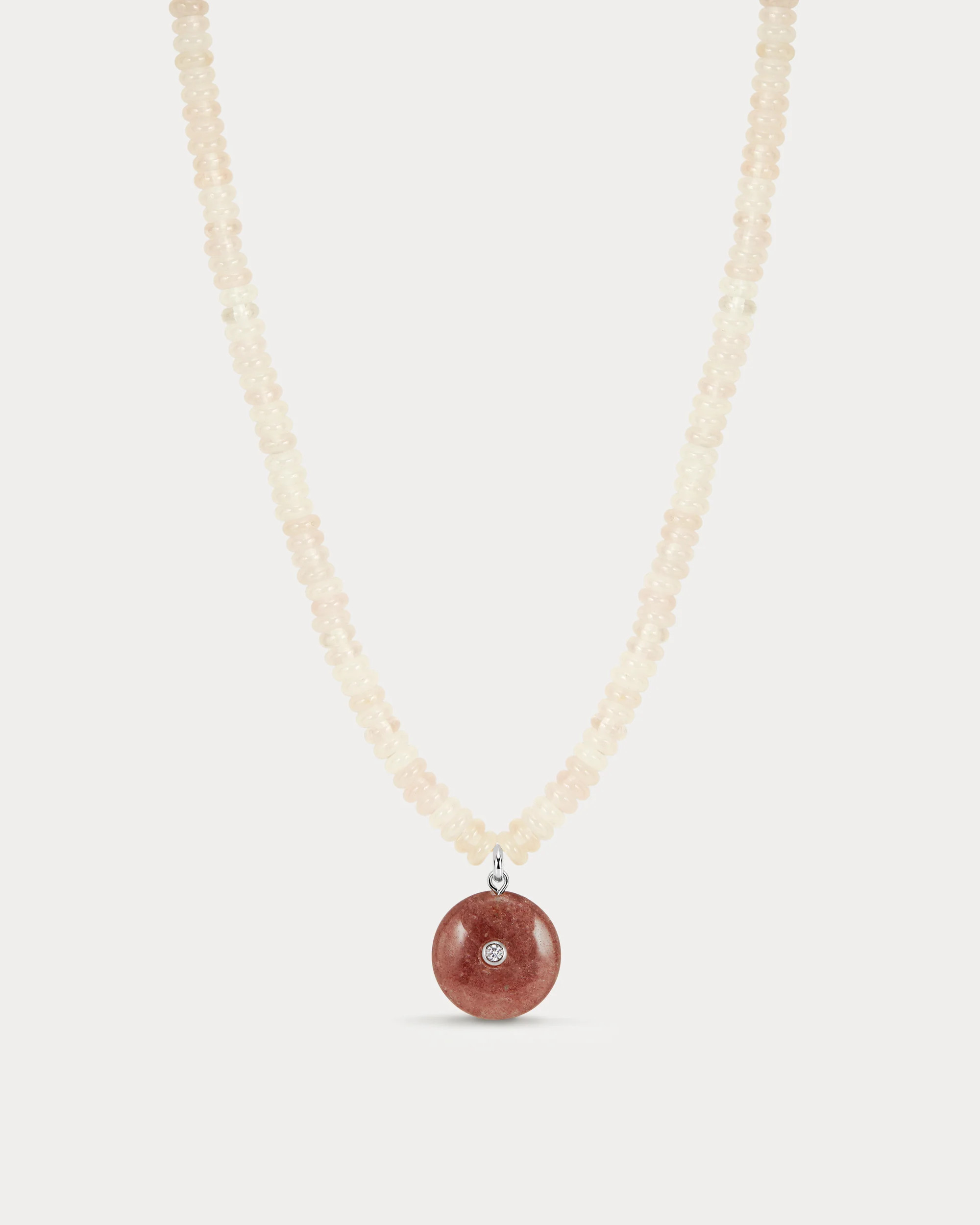 The Côte d'Azur Pendant Necklace- Silver | Luv Aj Inc.